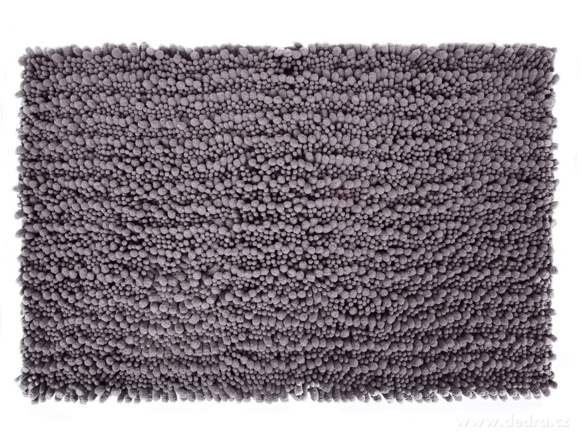 Fürdőszoba szőnyeg 3D CORAL SASANKA 80x50 cm - szürke