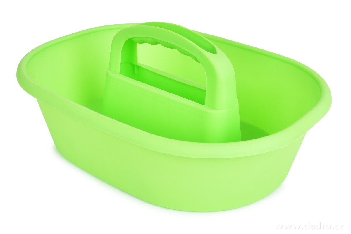 Műanyag hordozható tároló 30 cm - Zöld