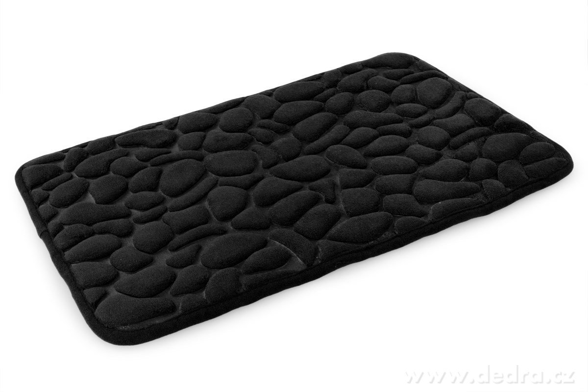 ANATOMIXX® Fürdőszoba szőnyeg 60x80 cm - fekete