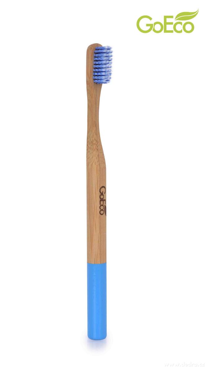 GoEco® BAMBOO bambusz fogkefe - kék