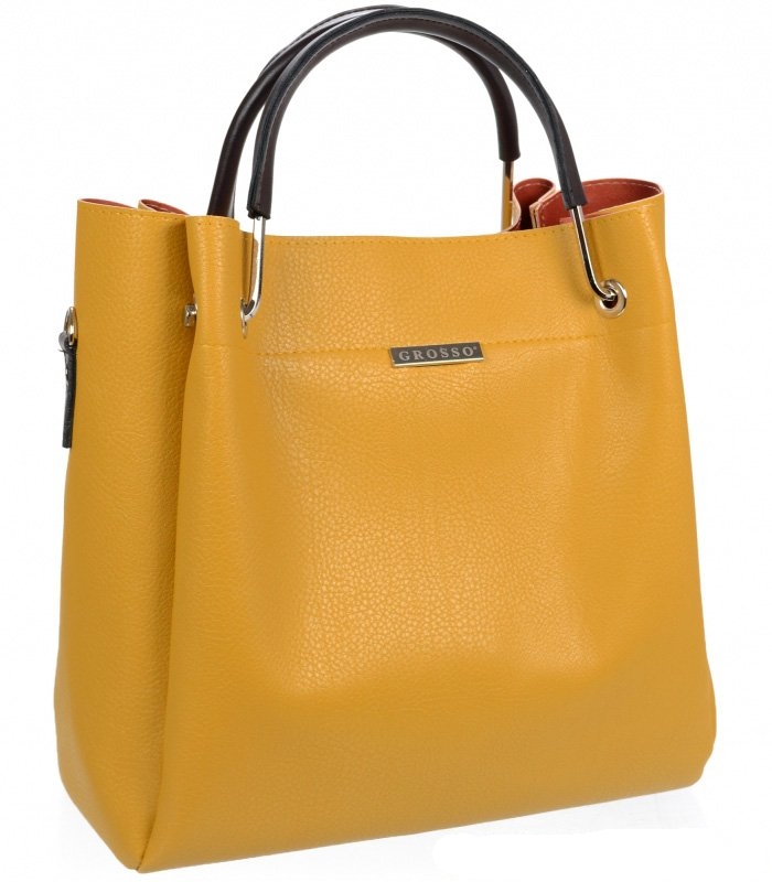 GROSSO S728 elegáns női táska - sárga