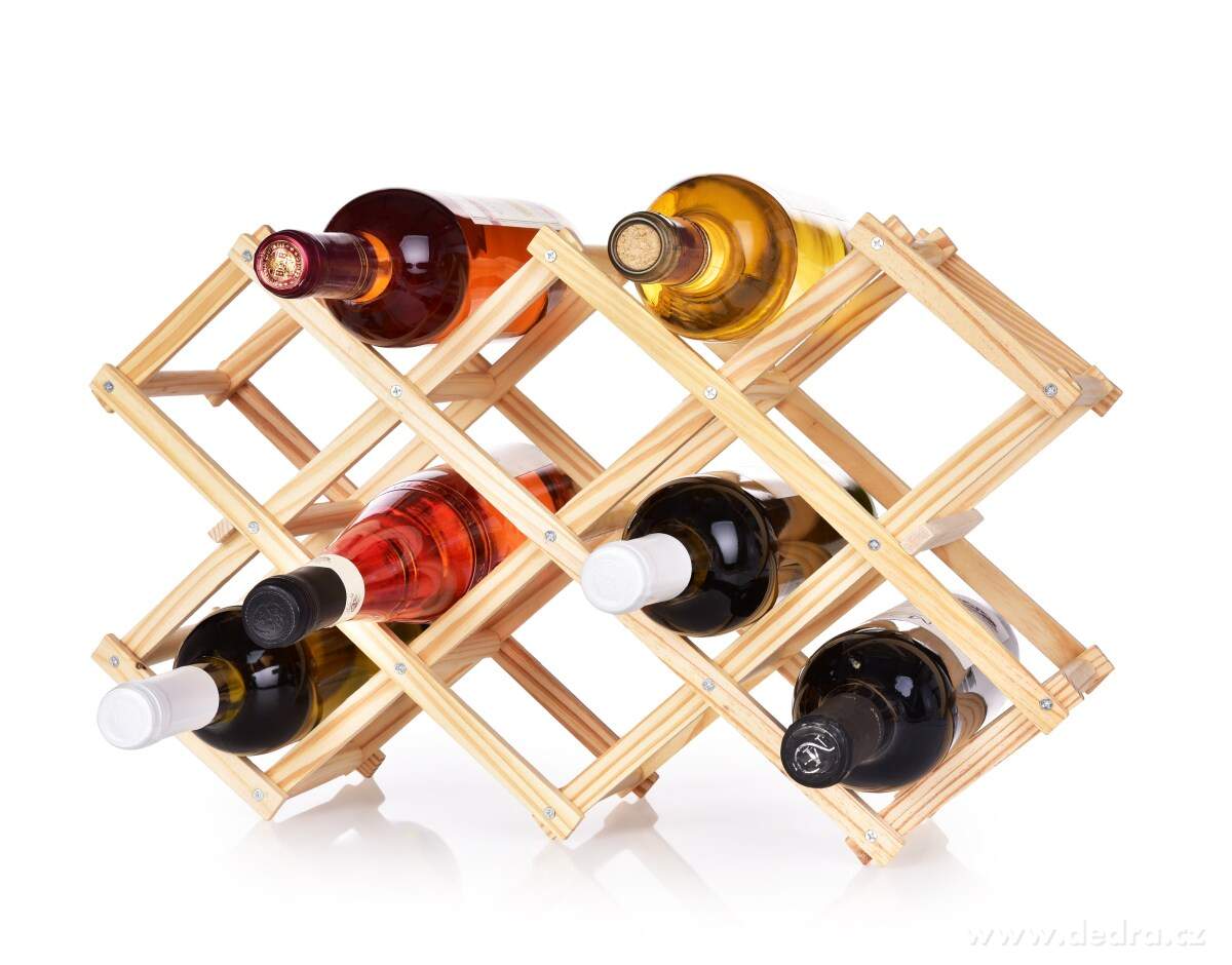 GoEco® Összecsukható bortartó állvány 10 üvegre