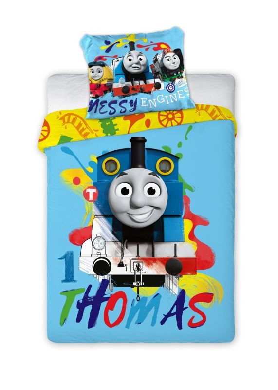 Thomas, a gőzmozdony ovis ágyneműhuzat 100x135 cm