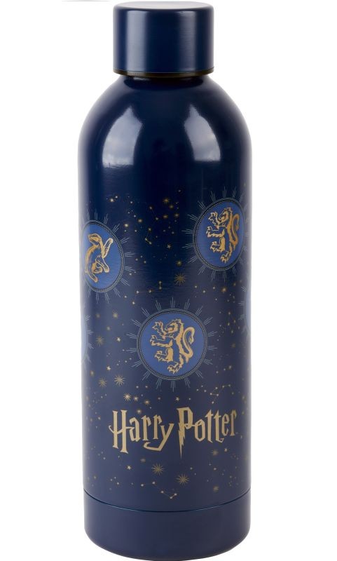 Italtartó palack, termosz, fém kulacs 500 ml - Harry Potter Blue