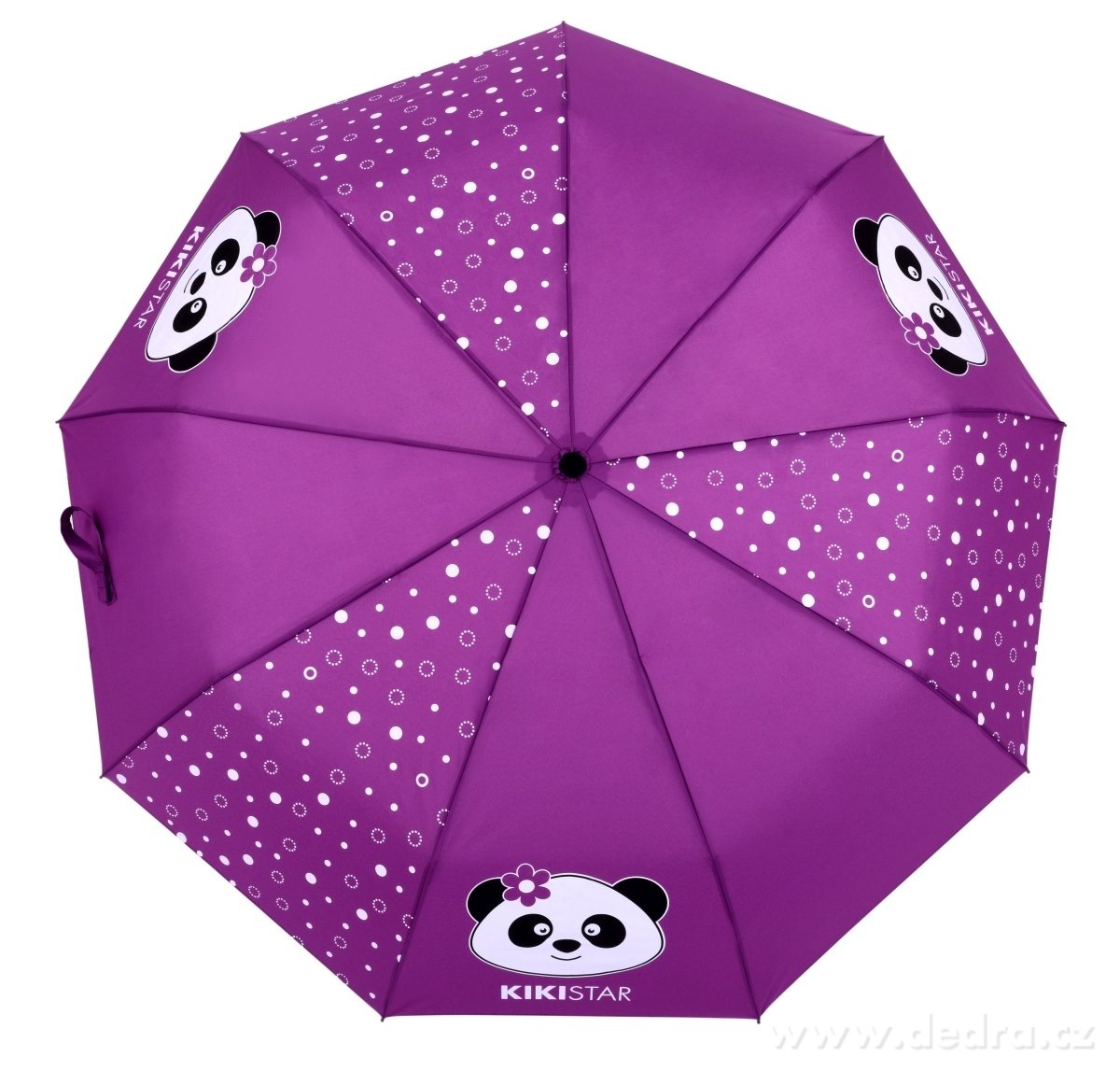 KIKISTAR Automata esernyő pandás - lila