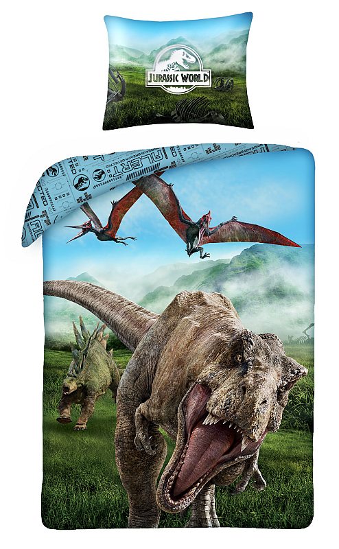 Jurassic World ágyneműhuzat 140 x 200 cm
