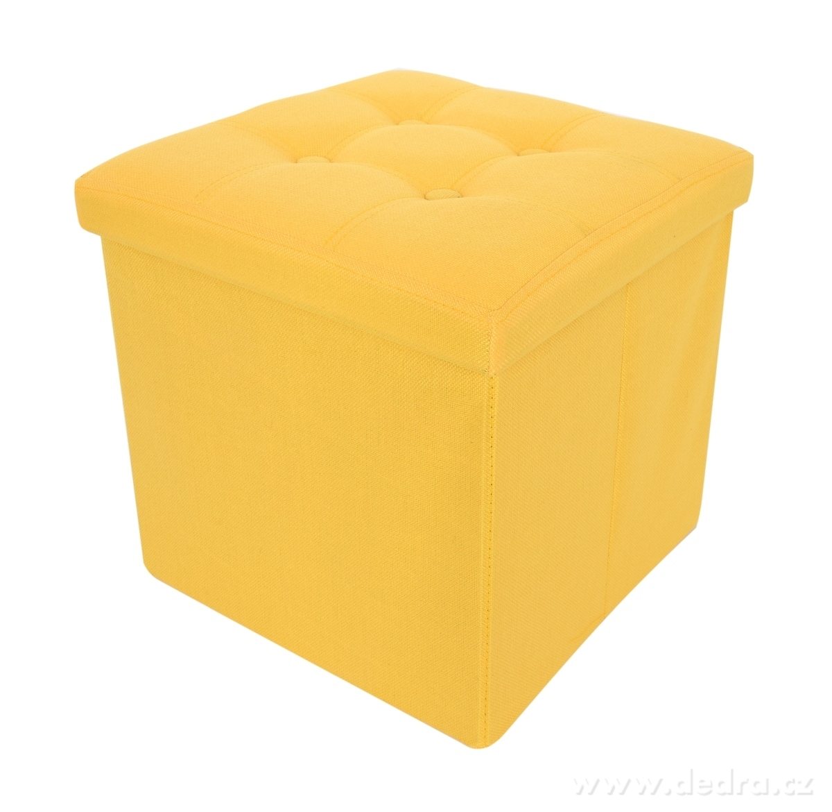 Puff ülőke tárolóval összecsukható L - sárga