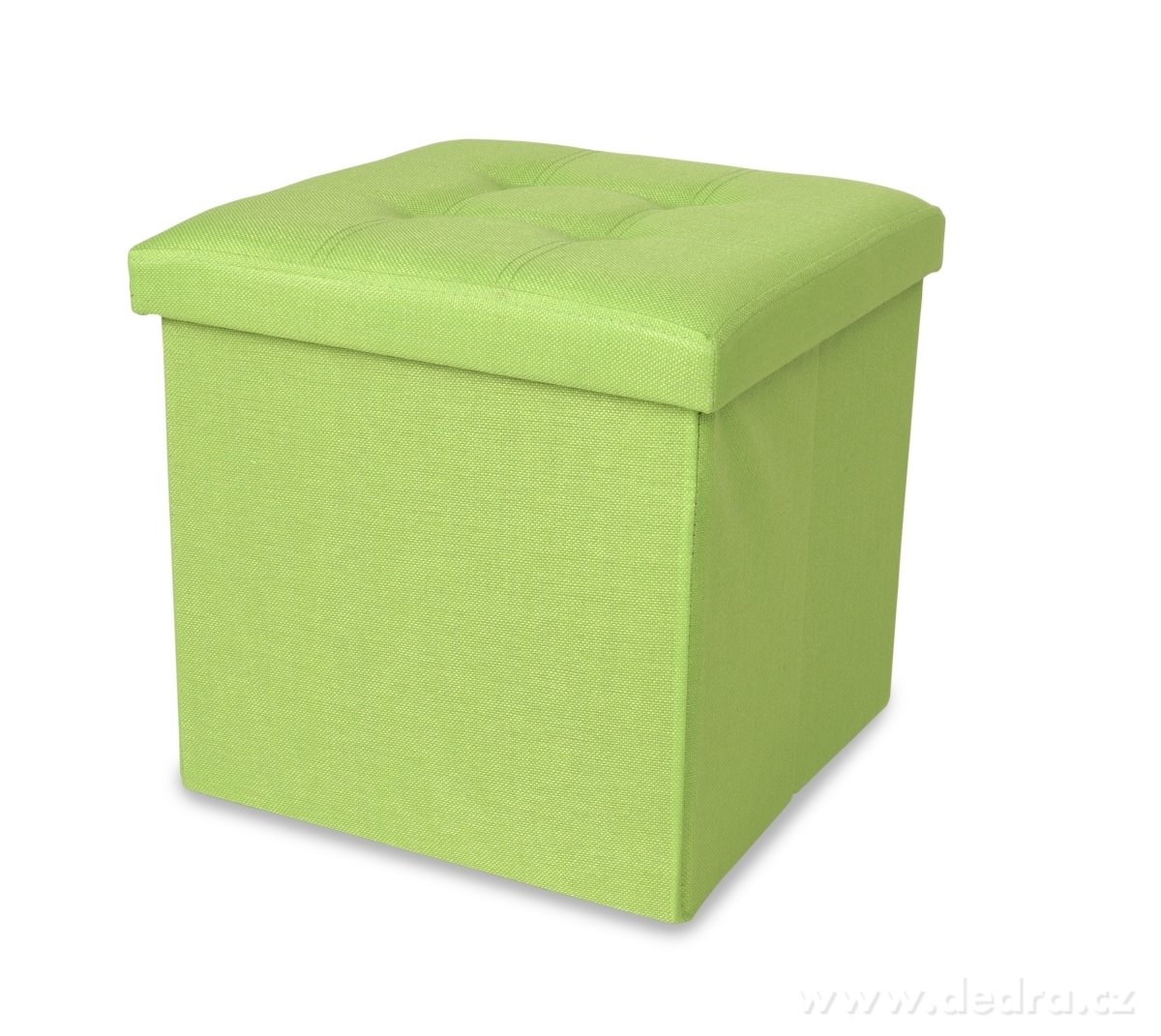Puff ülőke tárolóval összecsukható L - zöld