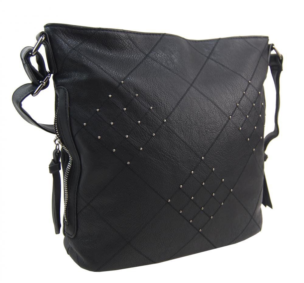 ROSY BAG XH5012 Crossbody női táska - fekete