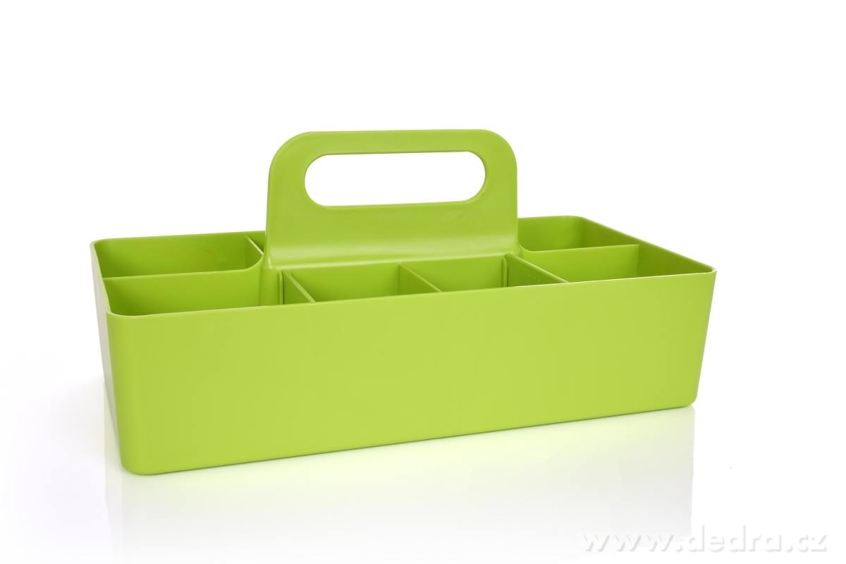 VODNESTO Műanyag hordozható tároló rendszerező - zöld