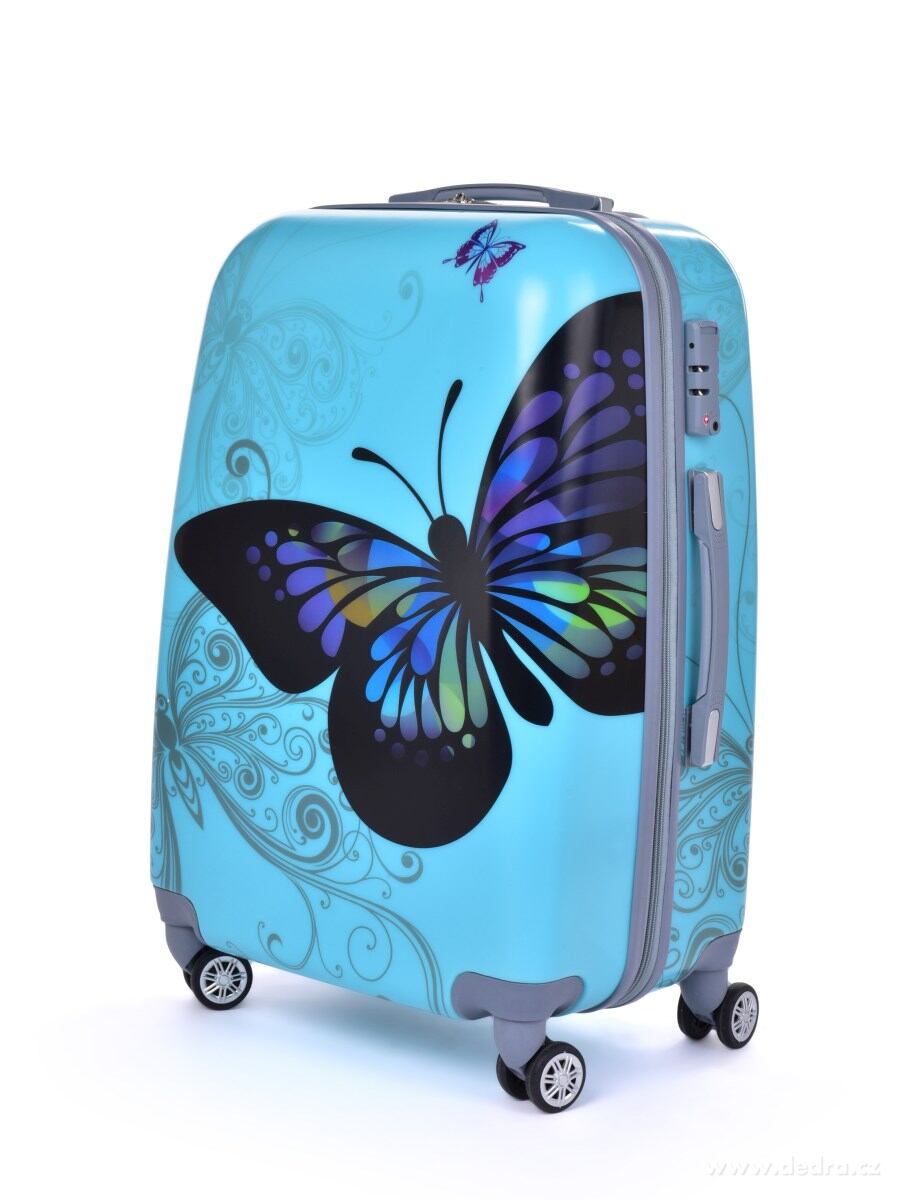 Bőrönd közepes BLUE BUTTERFLY