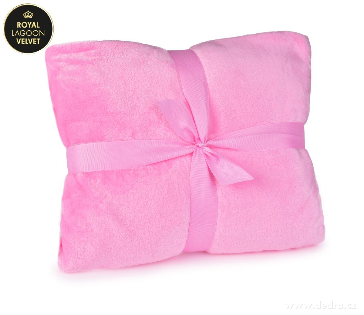 ROYAL LAGOON VELVET ágytakaró 200x230 cm - világos rózsaszín
