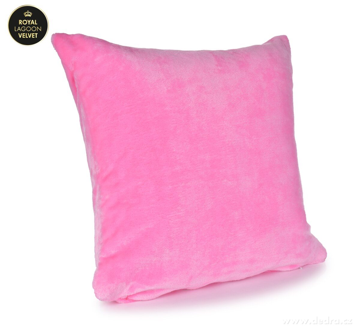 ROYAL LAGOON VELVET párnahuzat 45x45 cm- világos rózsaszín