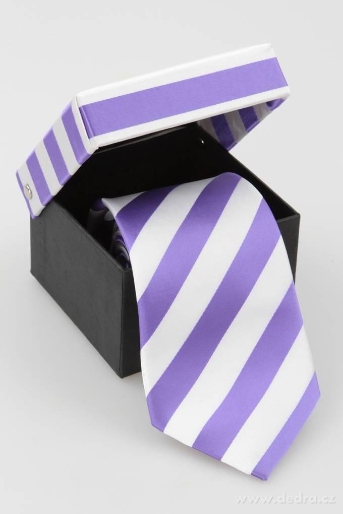 ETIENNE férfi, selyem nyakkendő - lila