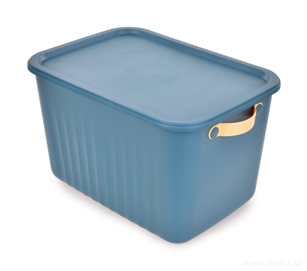 Műanyag tároló doboz tetővel 14 l - Kék